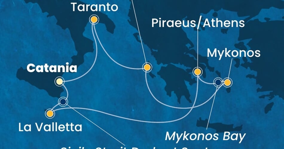 Trasa plavby CFS-CTA07A0Z