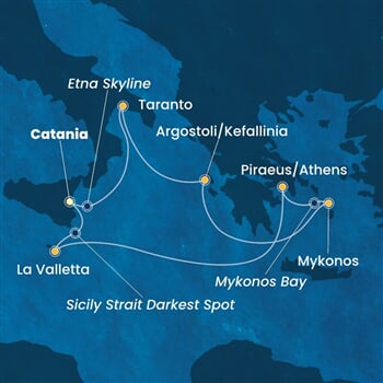 Trasa plavby CFS-CTA07A10
