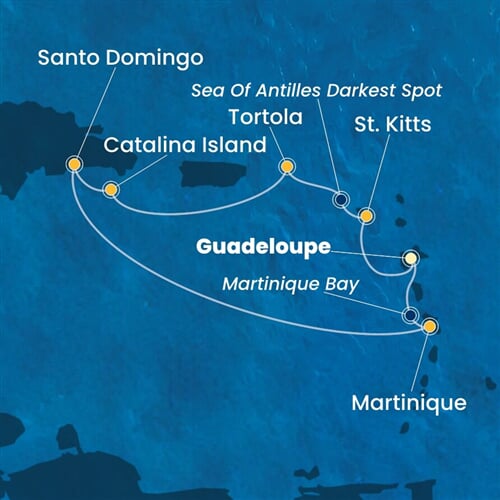 Trasa plavby CFA-PTP07A27