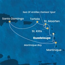 Costa Favolosa - Nizozemské Antily, Panenské o. (britské), Dominikán.rep. (Pointe-a-Pitre)