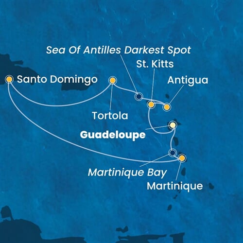 Trasa plavby CFA-PTP07A29