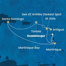 Costa Favolosa - Nizozemské Antily, Panenské o. (britské), Dominikán.rep. (Pointe-a-Pitre)