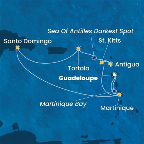 Trasa plavby CFA-PTP08A04