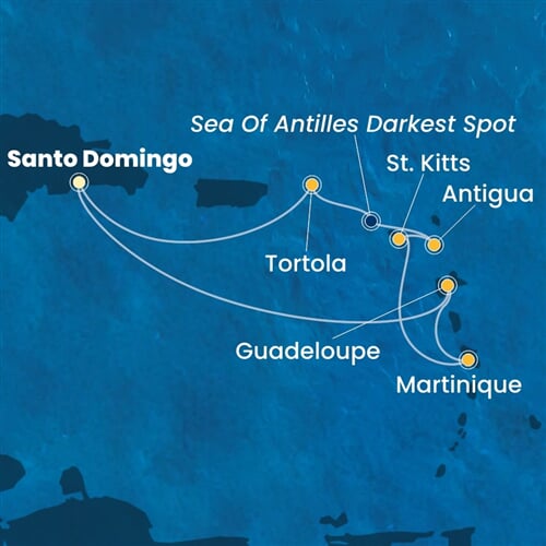 Trasa plavby CFA-SDQ07A14
