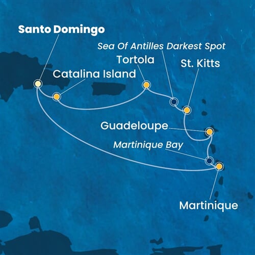 Trasa plavby CFA-SDQ07A15