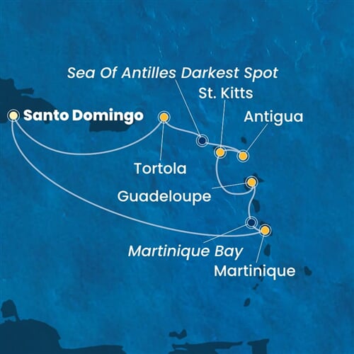 Trasa plavby CFA-SDQ07A16