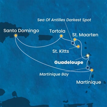 Trasa plavby CFA-PTP07A28