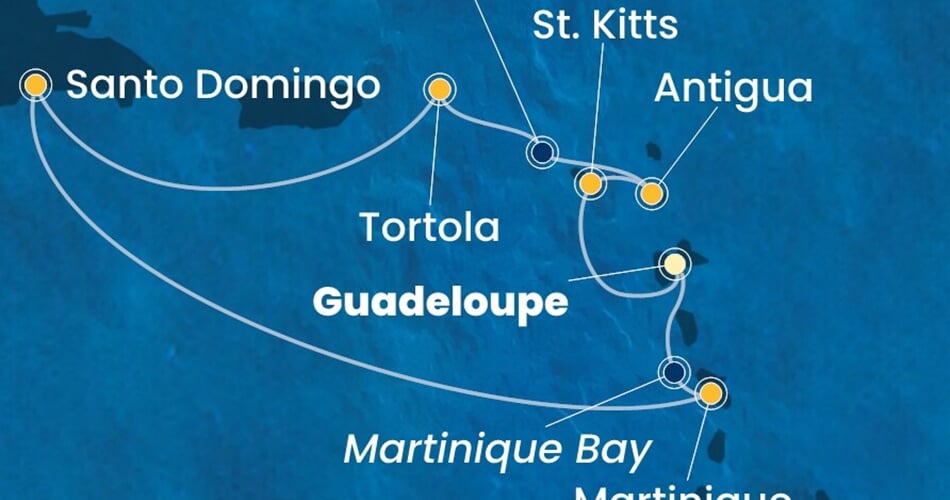 Trasa plavby CFA-PTP07A29