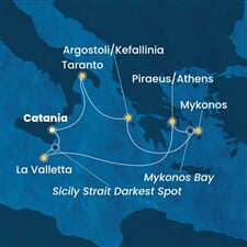 Costa Fascinosa - Itálie, Řecko, Malta (Catania)