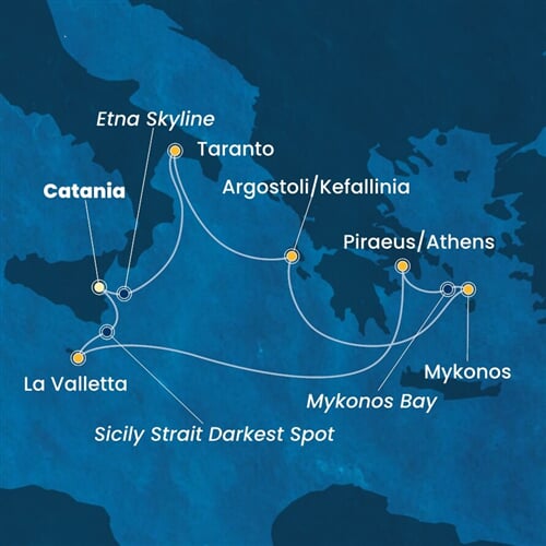 Trasa plavby CFS-CTA07A10