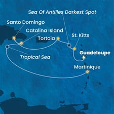 Costa Fascinosa - Nizozemské Antily, Panenské o. (britské), Dominikán.rep. (Pointe-a-Pitre)