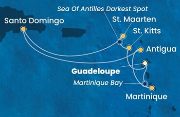 Costa Favolosa - Nizozemské Antily, Dominikán.rep. (Pointe-a-Pitre)