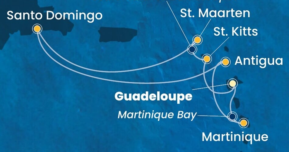 Trasa plavby CFA-PTP07A2A