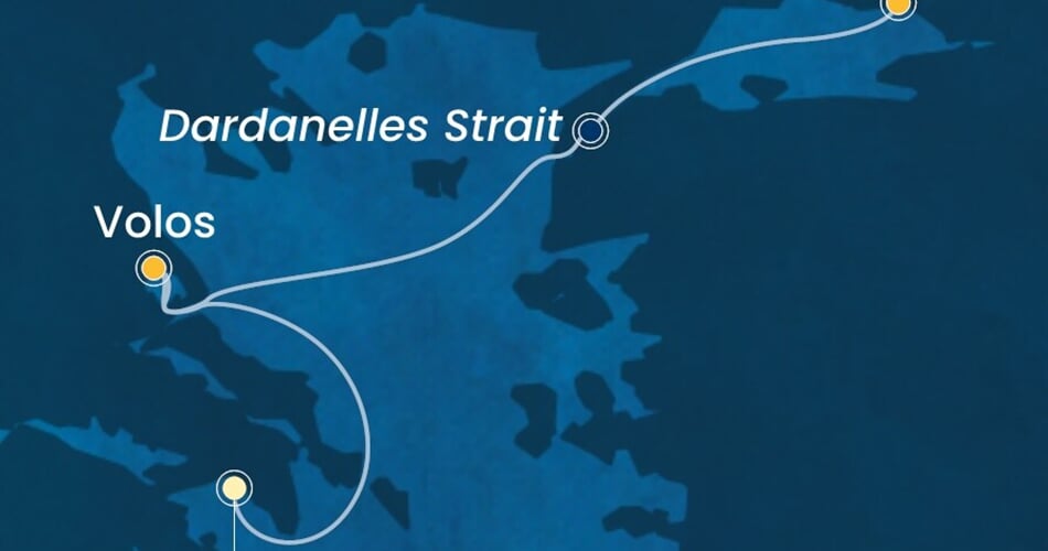 Trasa plavby CFO-ATH03A0H