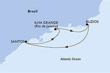 MSC DIVINA - Brazília (a Santos-ból)