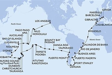 MSC MAGNIFICA - Olaszország, Franciaország, Spanyolország, Gibraltár, Marokkó, ... (a Genova-ből)
