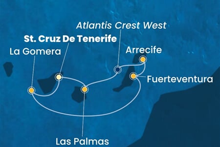 Costa Fortuna - Španělsko (Santa Cruz de Tenerife)