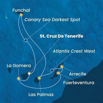 Trasa plavby CFO-TCI07A1Z