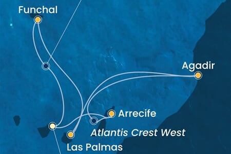 Costa Fortuna - Španělsko, Maroko, Portugalsko (Santa Cruz de Tenerife)