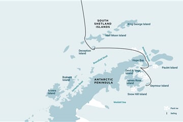 Antarctica - Emperors & Snow Hill Island - Helicopters (m/v Ortelius)