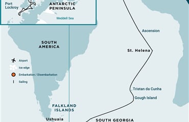 Atlantic Odyssey, incl. Antarctic Peninsula to Cape Verde (m/v Plancius)