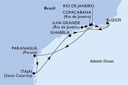 MSC Lirica - Brazílie
