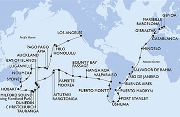 MSC Magnifica - Itálie, Francie, Španělsko, Gibraltar, Maroko, ... (z Janova)
