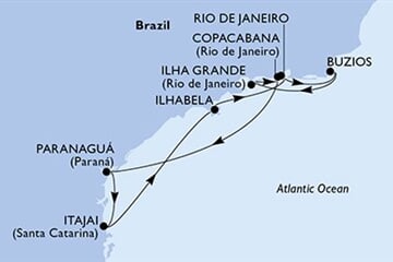 MSC LIRICA - Brazília (az Itajai-ből)