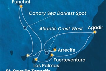 Costa Fortuna - Španělsko, Maroko, Portugalsko (Santa Cruz de Tenerife)