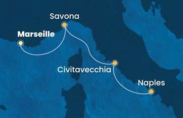 Costa Fascinosa - Francie, Itálie (z Marseille)