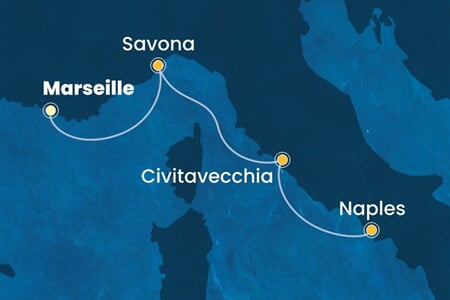 Costa Fascinosa - Francie, Itálie (z Marseille)