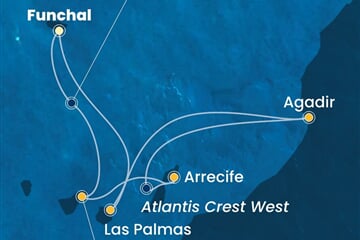 Costa Fortuna - Portugalsko, Španělsko, Maroko (Funchal)