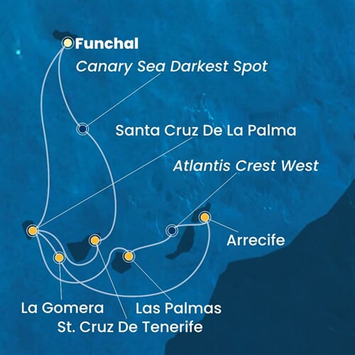 Trasa plavby CFO-FNC07A15