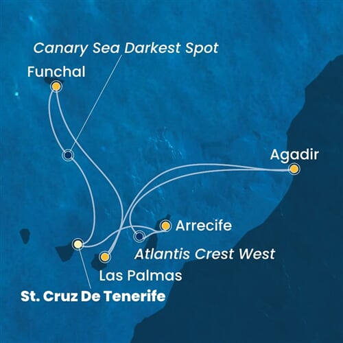 Trasa plavby CFO-TCI07A23