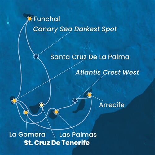 Trasa plavby CFO-TCI07A24