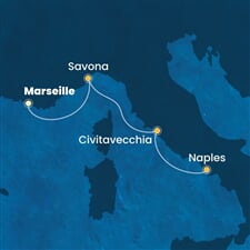 Costa Fascinosa - Francie, Itálie (z Marseille)