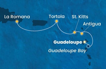 Costa Fascinosa - Nizozemské Antily, Panenské o. (britské), Dominikán.rep. (Pointe-a-Pitre)