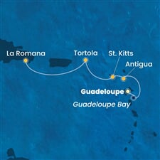 Costa Fascinosa - Nizozemské Antily, Panenské o. (britské), Dominikán.rep. (Pointe-a-Pitre)