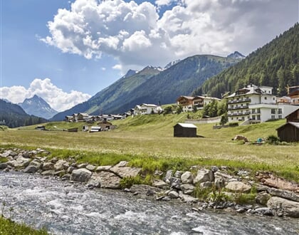 Ischgl   řeka Trisanna