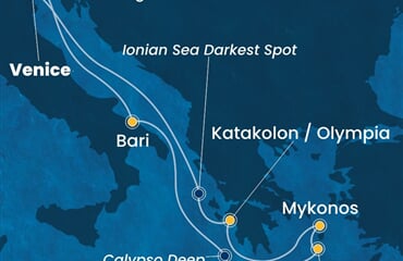 Costa Deliziosa - Itálie, Řecko (z Benátek)