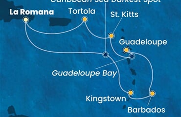 Costa Fascinosa - Dominikán.rep., Turks a Caicos (z La Romana)