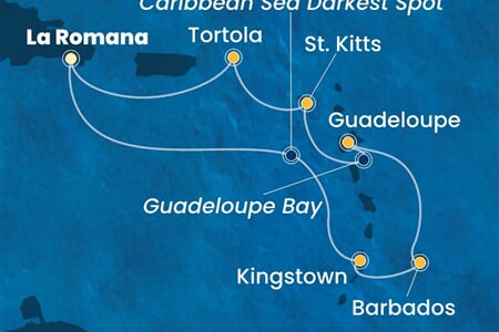 Costa Fascinosa - Dominikán.rep., Turks a Caicos (z La Romana)