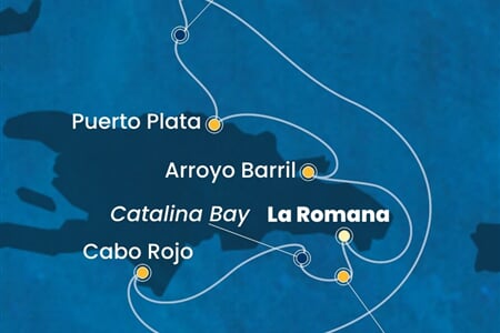 Costa Fascinosa - Dominikán.rep., Turks a Caicos (z La Romana)