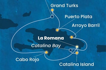 Costa Fascinosa - Dominikán.rep., Turks a Caicos (z La Romana)