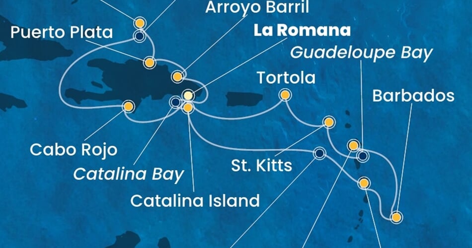 Trasa plavby CFS-LRM14A3J