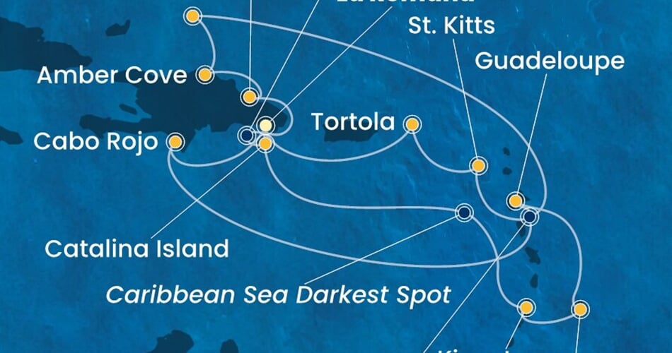 Trasa plavby CFS-LRM14A3M