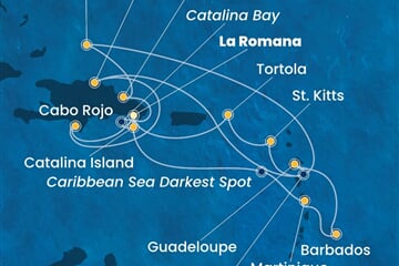 Costa Fascinosa - Dominikán.rep., Turks a Caicos, Nizozemské Antily, Panenské o. (britské) (z La Romana)