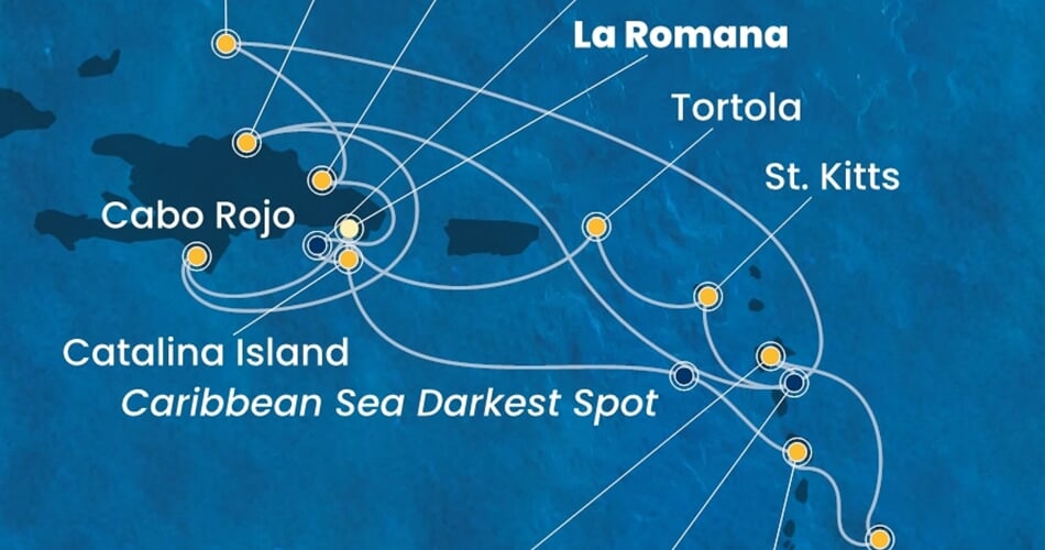 Trasa plavby CFS-LRM14A3N