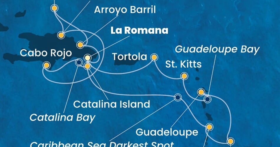 Trasa plavby CFS-LRM14A3R