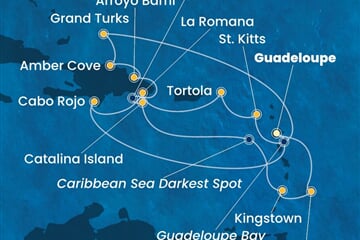 Costa Fascinosa - Nizozemské Antily, Panenské o. (britské), Dominikán.rep., Turks a Caicos, Sv.Vincenc a Grenadiny (Pointe-a-Pitre)